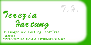 terezia hartung business card